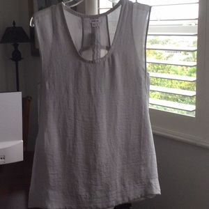 Helmut Lang silver top